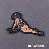 Bügelaufkleber - Schädel